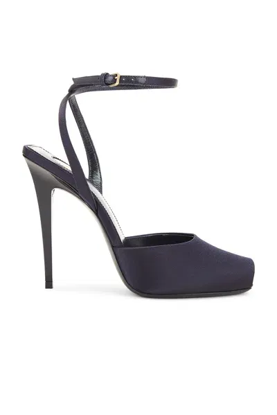 Saint Laurent Orhand Sandal In Dark Navy