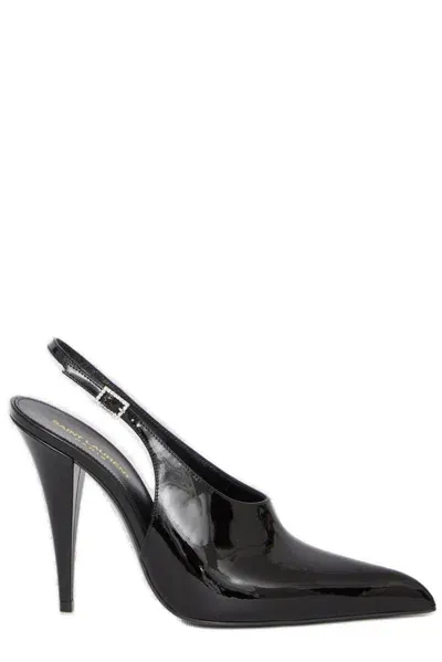 Saint Laurent Raven Pointed In Black