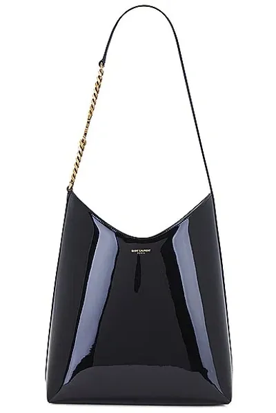 Saint Laurent Sac Hobo Bag In Noir