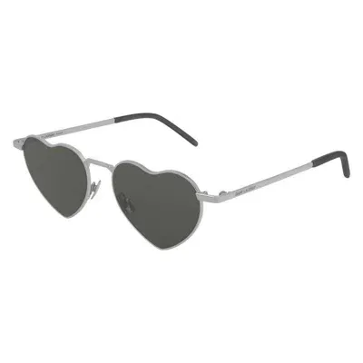 Saint Laurent Sl 301 - Loulou - Gold Sunglasses In Silver