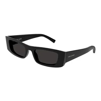 Saint Laurent Ultra Narrow Sunglasses In Black