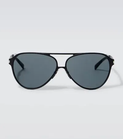 Saint Laurent Sl 734 Round Sunglasses In Black