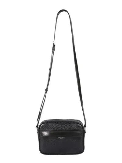 Saint Laurent Small Camera Bag Camp In Black