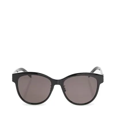 Saint Laurent Eyewear Squared Frame Sunglasses In Black