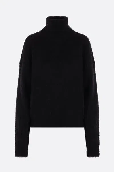 Saint Laurent Sweaters In Black