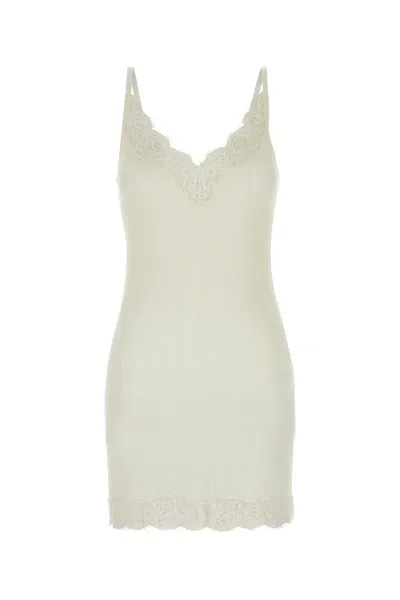 Saint Laurent Tank Top Avec Empiec-xs Nd  Female In Neutrals