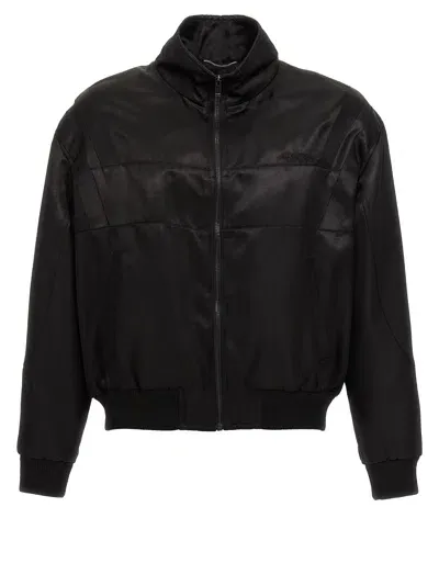 Saint Laurent Teddy Casual Jackets, Parka In Black