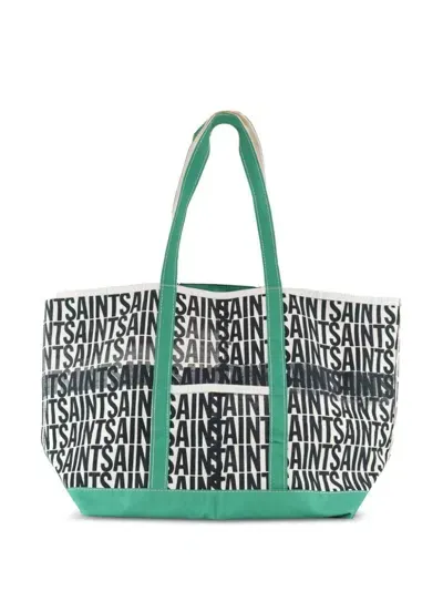 Saint Mxxxxxx Logo-print Tote Bag In White