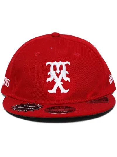 Saint Mxxxxxx X New Era Cotton Cap In Red