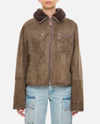 Saks Potts Felix Jacket In Brown