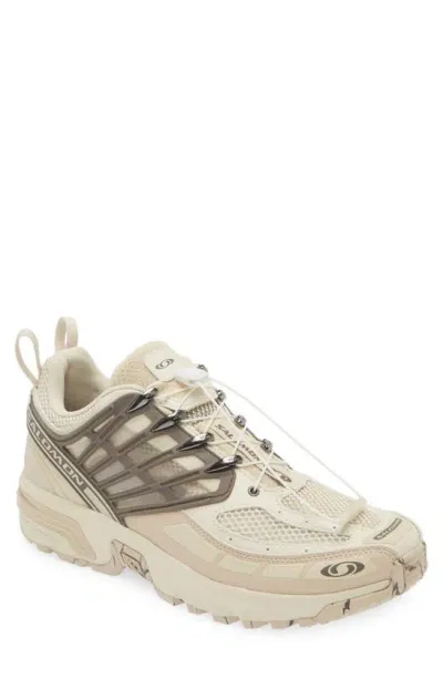 Salomon Acs Pro Desert Sneakers In Almond Milk/cement/falcon