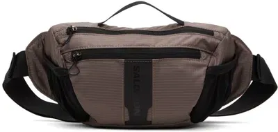 Salomon Purple Acs 3 Belt Bag In Iron