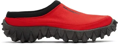 Salomon Red Snowclog Sneakers In High Risk Red / High