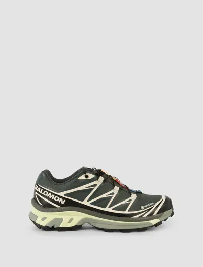 Salomon Sneakers Xt-6 Gtx In Urban Chic,black,lime Cream