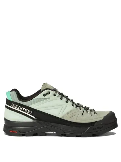 Salomon "x-alp Leather" Sneakers In Green