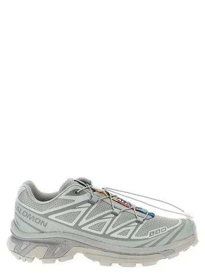 Salomon Gray Xt-6 Sneakers In Grey