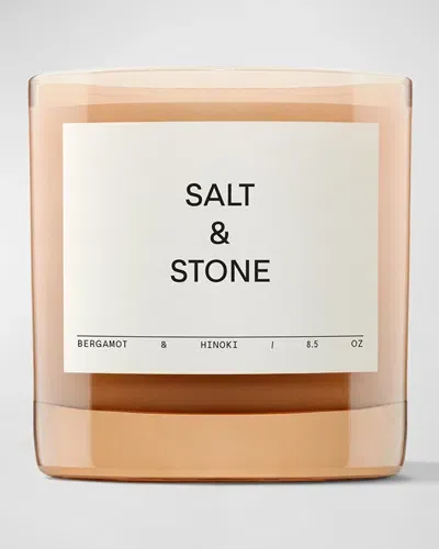 Salt & Stone Bergamot & Hinoki Candle In No Color