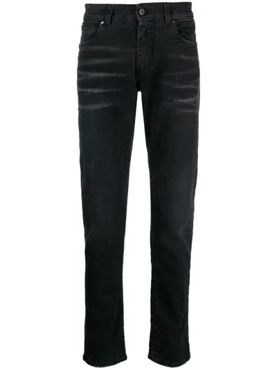 Salvatore Santoro Jeans In Black Cotton