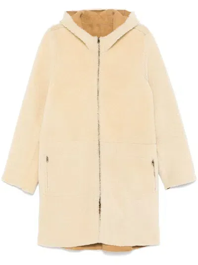 Salvatore Santoro Reversible Coat In Neutrals