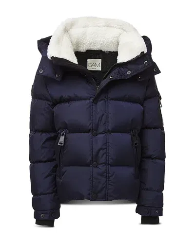 Sam Boys' Frontier Hooded Down Jacket - Little Kid In Navy