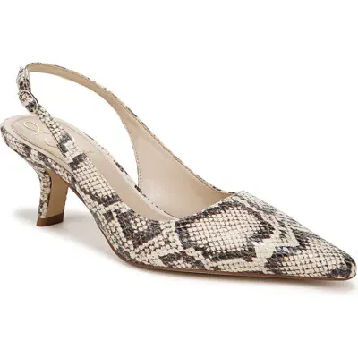 Sam Edelman Bianka Slingback Pump Roccia Python Leather