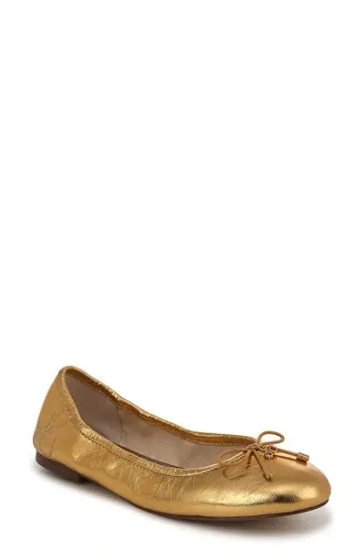 Sam Edelman Felicia Ballet Flat In Gold