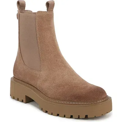 Sam Edelman Laguna Platform Chelsea Boot In Almond Taupe