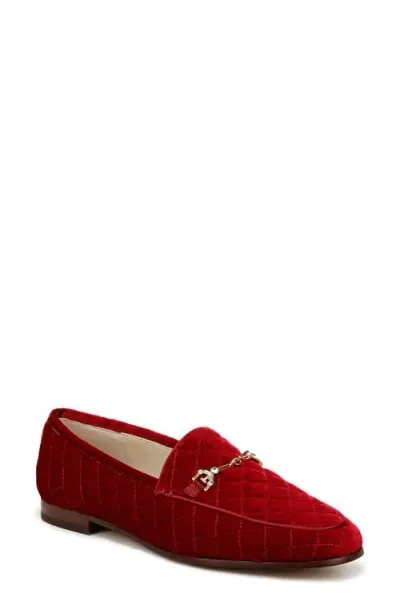 Sam Edelman Loraine Regal Bit Loafer In Red