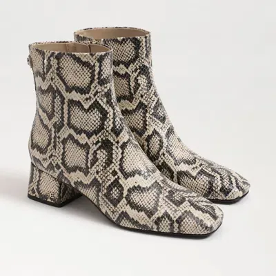 Sam Edelman Paige Ankle Bootie Roccia Grey Snake Print