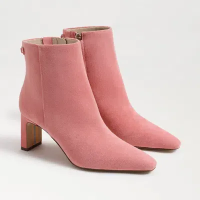 Sam Edelman Saige Ankle Bootie Mod Pink Leather