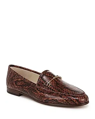 Sam Edelman Women's Loraine Tailored Loafers In Stable Brown