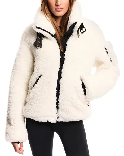 Sam Tahoe Faux Fur Jacket In White