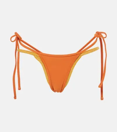 Same Double Layer Bikini Bottoms In Orange