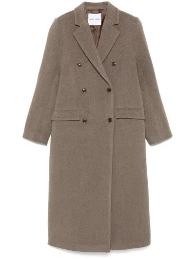 Samsã¸e Samsã¸e Samsøe Samsøe Falcon Coat Clothing In Brown