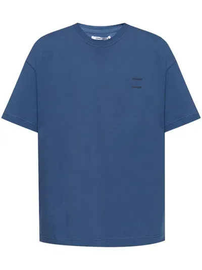 Samsoe & Samsoe Joel T-shirt In Blue