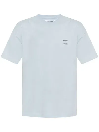 Samsoe & Samsoe Joel T-shirt In Blue