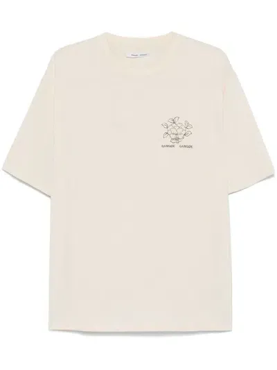 Samsoe & Samsoe Sapoetry T-shirt In Neutrals