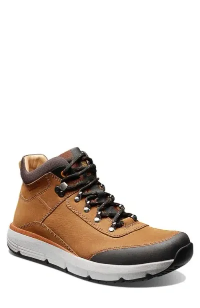 Samuel Hubbard Camino Hiking Shoe In Brown Nubuck