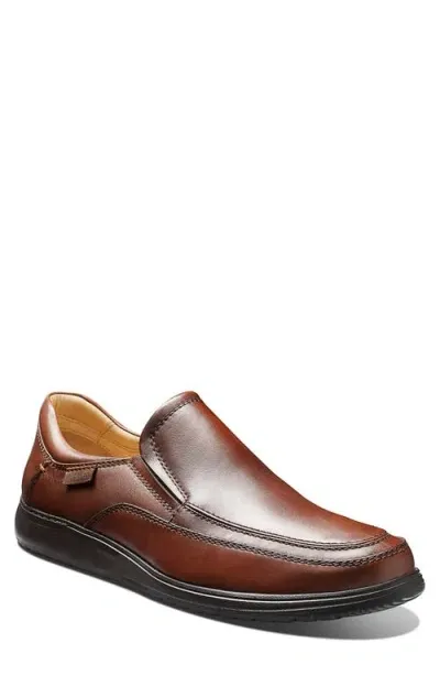 Samuel Hubbard Olema Loafer In Antique Brown Leather