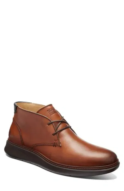 Samuel Hubbard Rafael Chukka Boot In Burnished Tan Leather