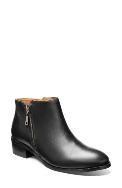 Samuel Hubbard Valencia Water Repellent Bootie In Black Leather