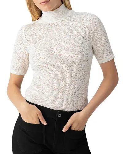 Sanctuary Lace Top In Chalk