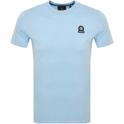 Sandbanks Badge Logo T Shirt Blue