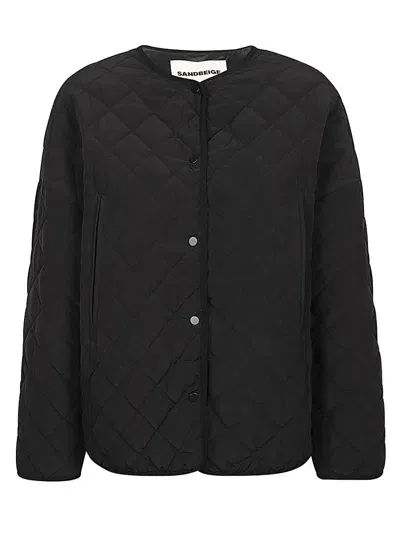 Sandbeige Jackets Black