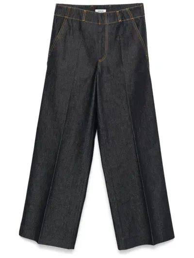 Sandro Wide-leg Jeans In Denim - Jean