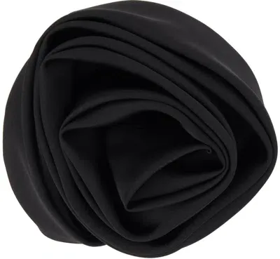 Sandy Liang Black Fiore Hair Clip In 001 Black