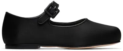 Sandy Liang Black Mary Jane Pointe Ballerina Flats In 001 Black