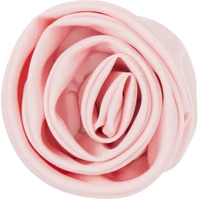 Sandy Liang Pink Fiore Barrette In 650 Hot Pink