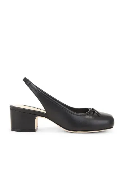 Sandy Liang Slingback Pump In Black