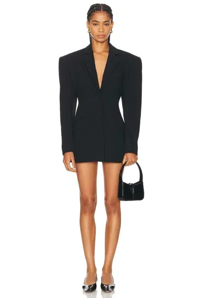 Sans Faff Sicily Snatched Blazer In Black